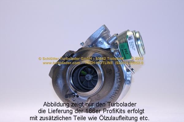 Schlütter Turbolader 166-09290 - Турбина, компрессор autosila-amz.com