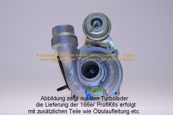 Schlütter Turbolader 166-09250 - Турбина, компрессор autosila-amz.com