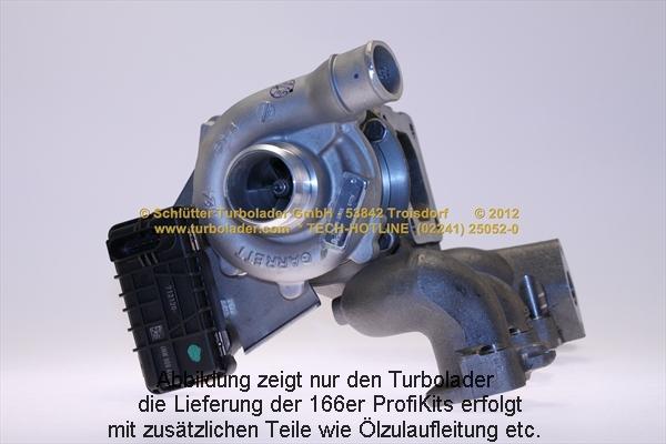Schlütter Turbolader 166-05075EOL - Турбина, компрессор autosila-amz.com