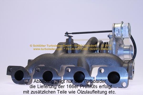 Schlütter Turbolader 166-05111 - Турбина, компрессор autosila-amz.com