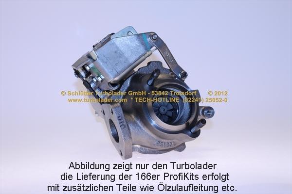 Schlütter Turbolader 166-05205 - Турбина, компрессор autosila-amz.com