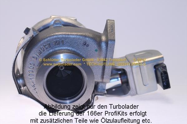 Schlütter Turbolader 166-05225 - Турбина, компрессор autosila-amz.com