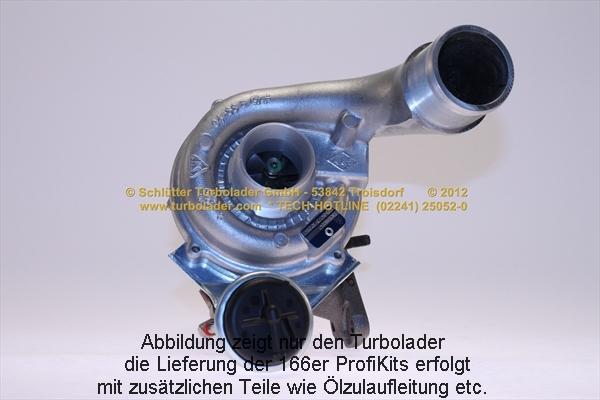 Schlütter Turbolader 166-00405 - Турбина, компрессор autosila-amz.com