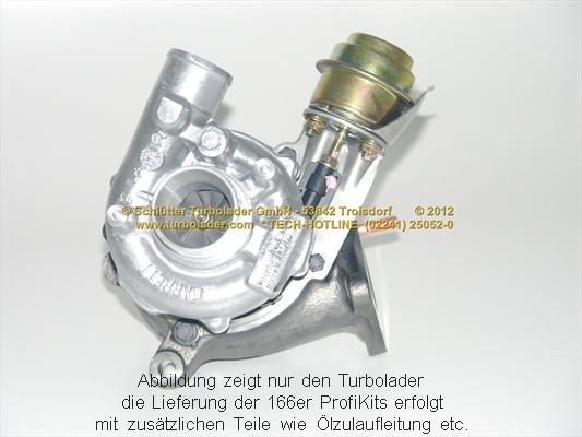 Schlütter Turbolader 166-00590 - Турбина, компрессор autosila-amz.com