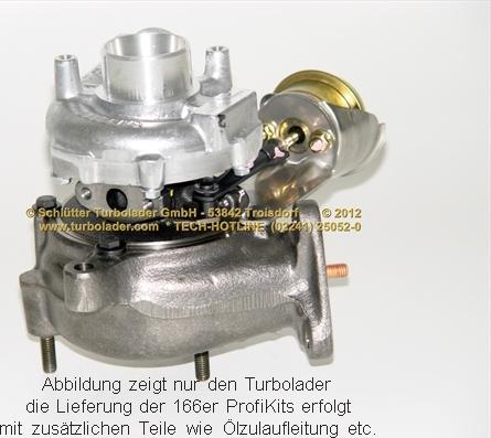 Schlütter Turbolader PRO-00590 - Турбина, компрессор autosila-amz.com