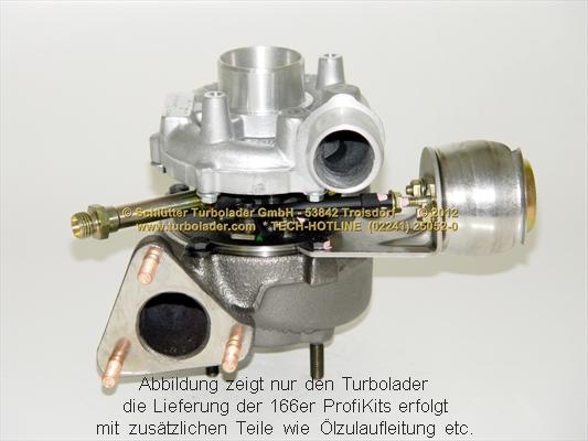 Schlütter Turbolader 166-00550 - Турбина, компрессор autosila-amz.com