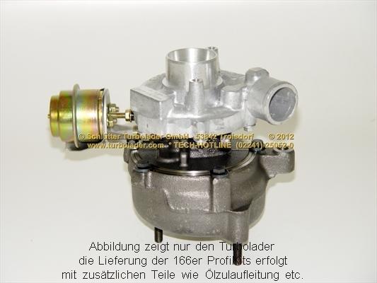 Schlütter Turbolader 166-00560 - Турбина, компрессор autosila-amz.com