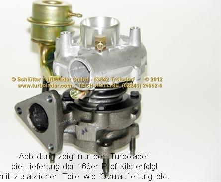 Schlütter Turbolader 166-00500 - Турбина, компрессор autosila-amz.com