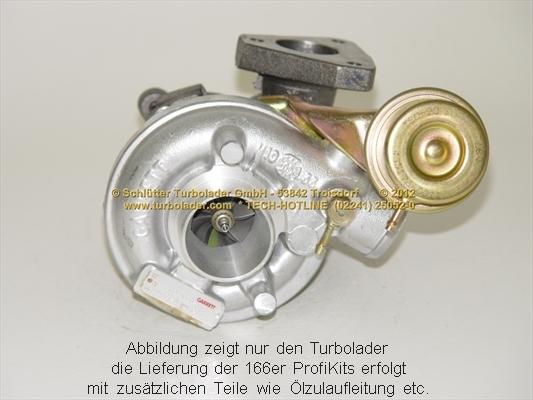 Schlütter Turbolader 166-00540 - Турбина, компрессор autosila-amz.com