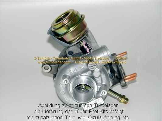 Schlütter Turbolader 166-00050 - Турбина, компрессор autosila-amz.com