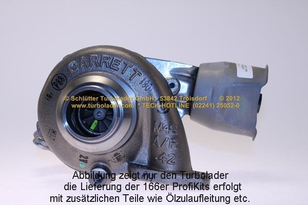 Schlütter Turbolader 166-00068EOL - Турбина, компрессор autosila-amz.com