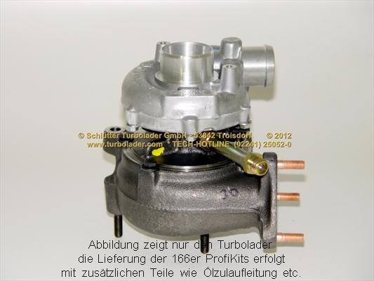 Schlütter Turbolader 166-00060EOL - Турбина, компрессор autosila-amz.com