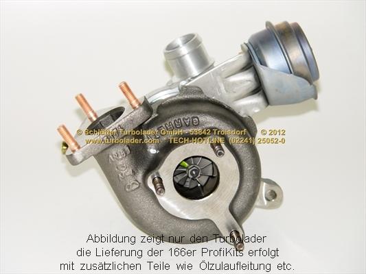 Schlütter Turbolader 166-00060EOL - Турбина, компрессор autosila-amz.com