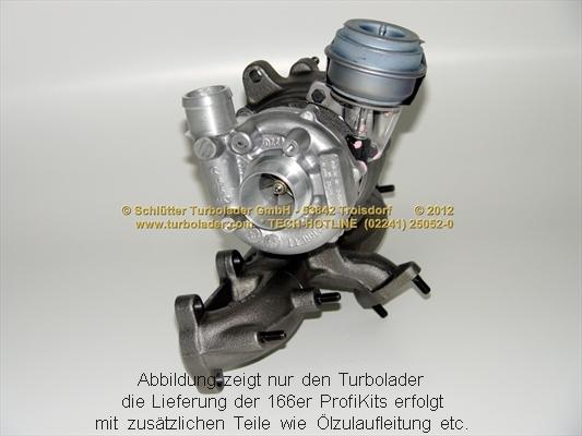 Schlütter Turbolader 166-01700 - Турбина, компрессор autosila-amz.com
