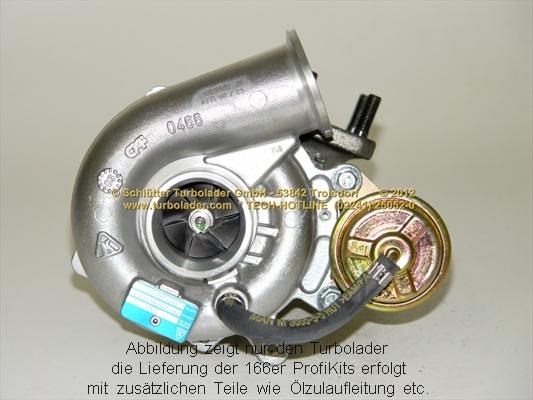 Schlütter Turbolader 166-00155 - Турбина, компрессор autosila-amz.com