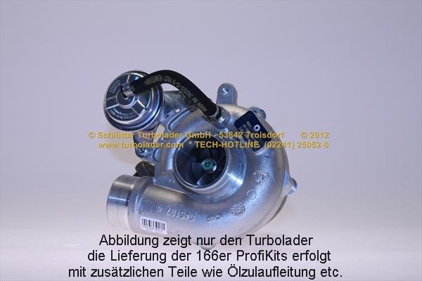 Schlütter Turbolader 166-00165 - Турбина, компрессор autosila-amz.com