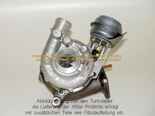 Schlütter Turbolader 166-00130 - Турбина, компрессор autosila-amz.com