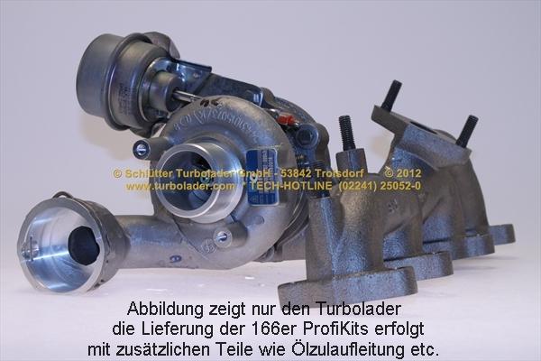 Schlütter Turbolader 166-00350 - Турбина, компрессор autosila-amz.com