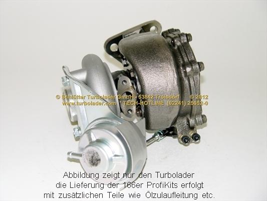 Schlütter Turbolader 166-00365EOL - Турбина, компрессор autosila-amz.com