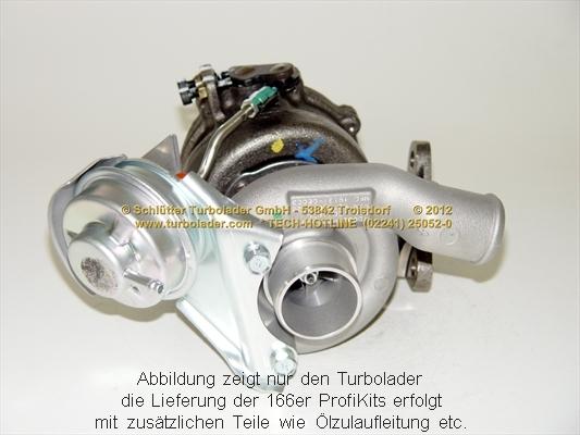 Schlütter Turbolader 166-00365EOL - Турбина, компрессор autosila-amz.com