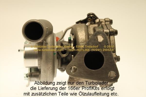 Schlütter Turbolader 166-00365EOL - Турбина, компрессор autosila-amz.com