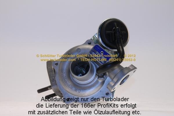 Schlütter Turbolader 166-00295EOL - Турбина, компрессор autosila-amz.com