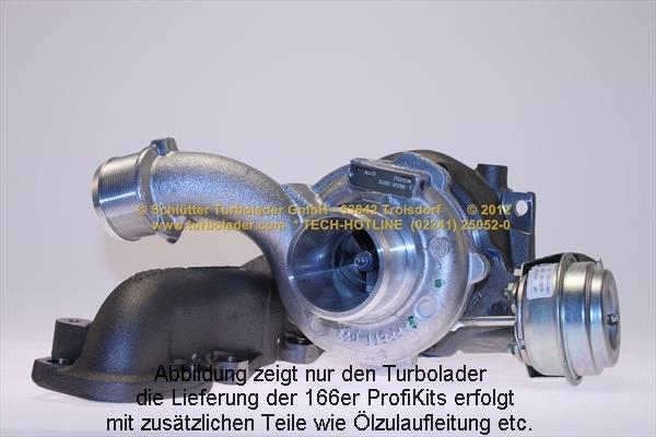 Schlütter Turbolader 166-00286 - Турбина, компрессор autosila-amz.com