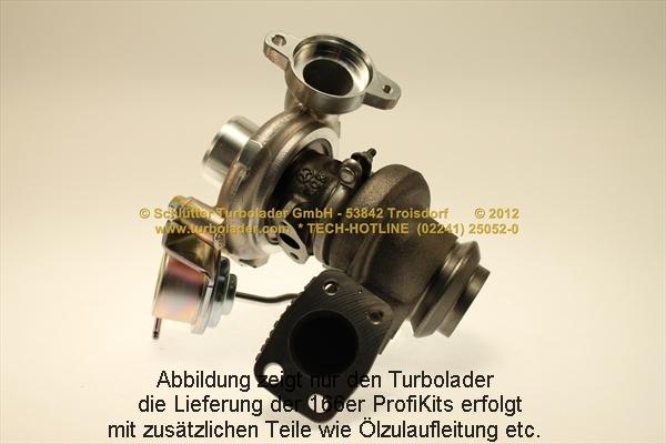 Schlütter Turbolader 166-01671 - Турбина, компрессор autosila-amz.com