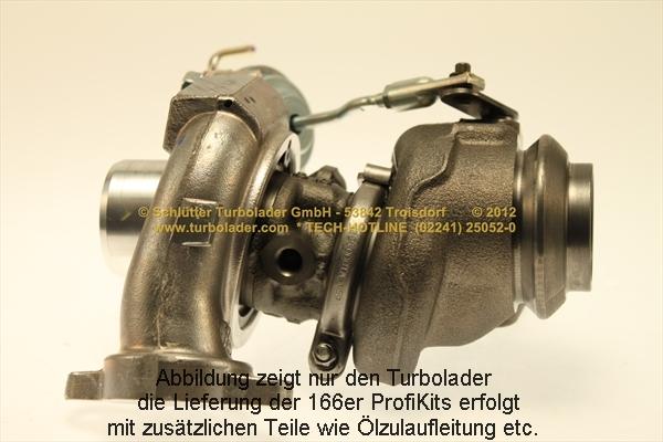 Schlütter Turbolader 166-05133EOL - Турбина, компрессор autosila-amz.com