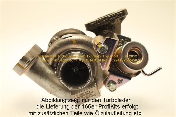 Schlütter Turbolader 166-05133EOL - Турбина, компрессор autosila-amz.com