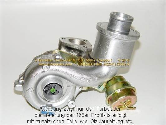 Schlütter Turbolader 166-01051 - Турбина, компрессор autosila-amz.com