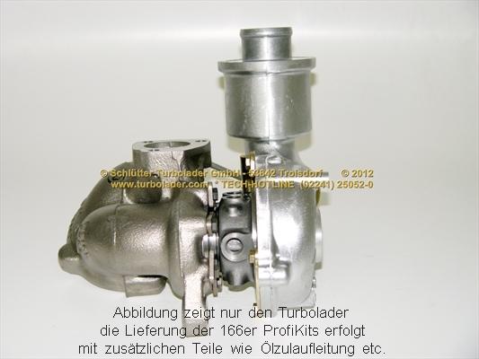 Schlütter Turbolader 166-01040EOL - Турбина, компрессор autosila-amz.com