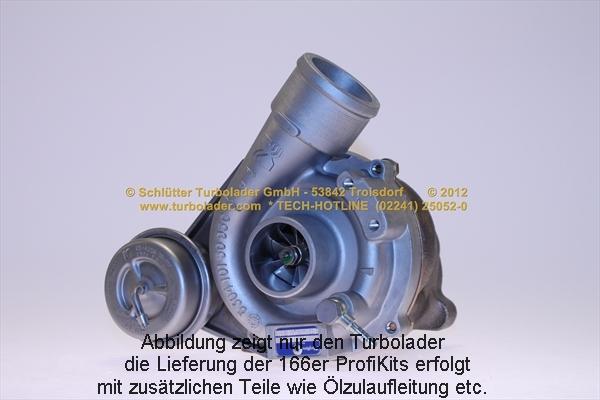 Schlütter Turbolader 166-01060 - Турбина, компрессор autosila-amz.com
