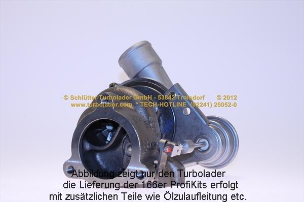 Schlütter Turbolader 166-01060 - Турбина, компрессор autosila-amz.com
