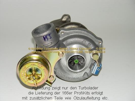 Schlütter Turbolader 166-01130 - Турбина, компрессор autosila-amz.com