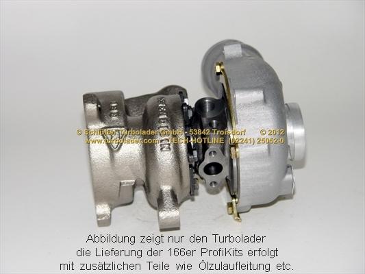 Schlütter Turbolader 166-01120EOL - Турбина, компрессор autosila-amz.com