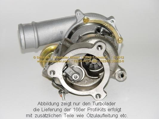 Schlütter Turbolader 166-01120EOL - Турбина, компрессор autosila-amz.com