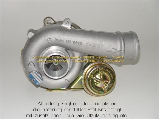 Schlütter Turbolader 166-01120EOL - Турбина, компрессор autosila-amz.com