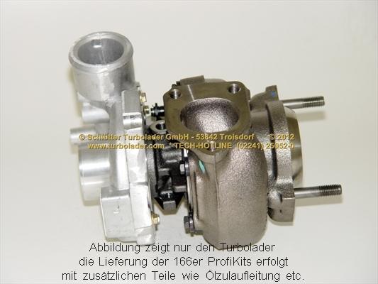 Schlütter Turbolader 166-03001 D - Турбина, компрессор autosila-amz.com