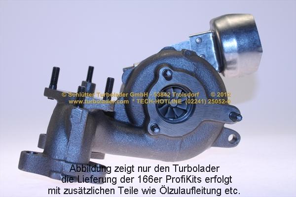 Schlütter Turbolader 166-02480 - Турбина, компрессор autosila-amz.com