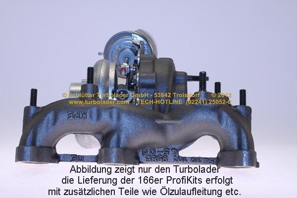 Schlütter Turbolader 166-02480 - Турбина, компрессор autosila-amz.com