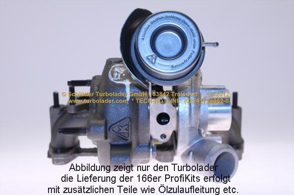 Schlütter Turbolader 166-02480 - Турбина, компрессор autosila-amz.com