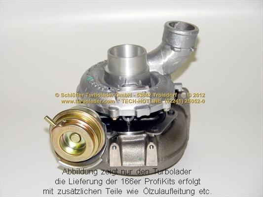 Schlütter Turbolader 166-02030 - Турбина, компрессор autosila-amz.com