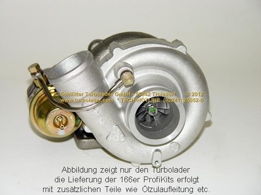 Schlütter Turbolader 166-02190 - Турбина, компрессор autosila-amz.com