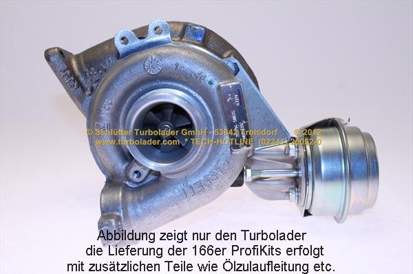 Schlütter Turbolader 166-02310 - Турбина, компрессор autosila-amz.com