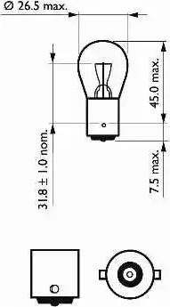 SCT-MANNOL 202075 - Лампа накаливания, дополнительный фонарь сигнала торможения autosila-amz.com