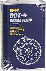 SCT-MANNOL Brake Fluid DOT-4 - Тормозная жидкость autosila-amz.com