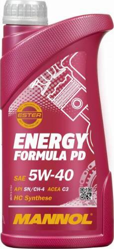 SCT-MANNOL Energy Formula PD 5W40 - Моторное масло autosila-amz.com