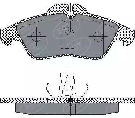 SCT-MANNOL SP 177 PR - Тормозные колодки, дисковые, комплект autosila-amz.com