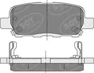 SCT-MANNOL SP 339 PR - Тормозные колодки, дисковые, комплект autosila-amz.com